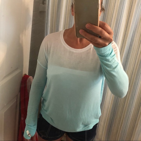 Ombré shirt with open back - Picture 3 of 8